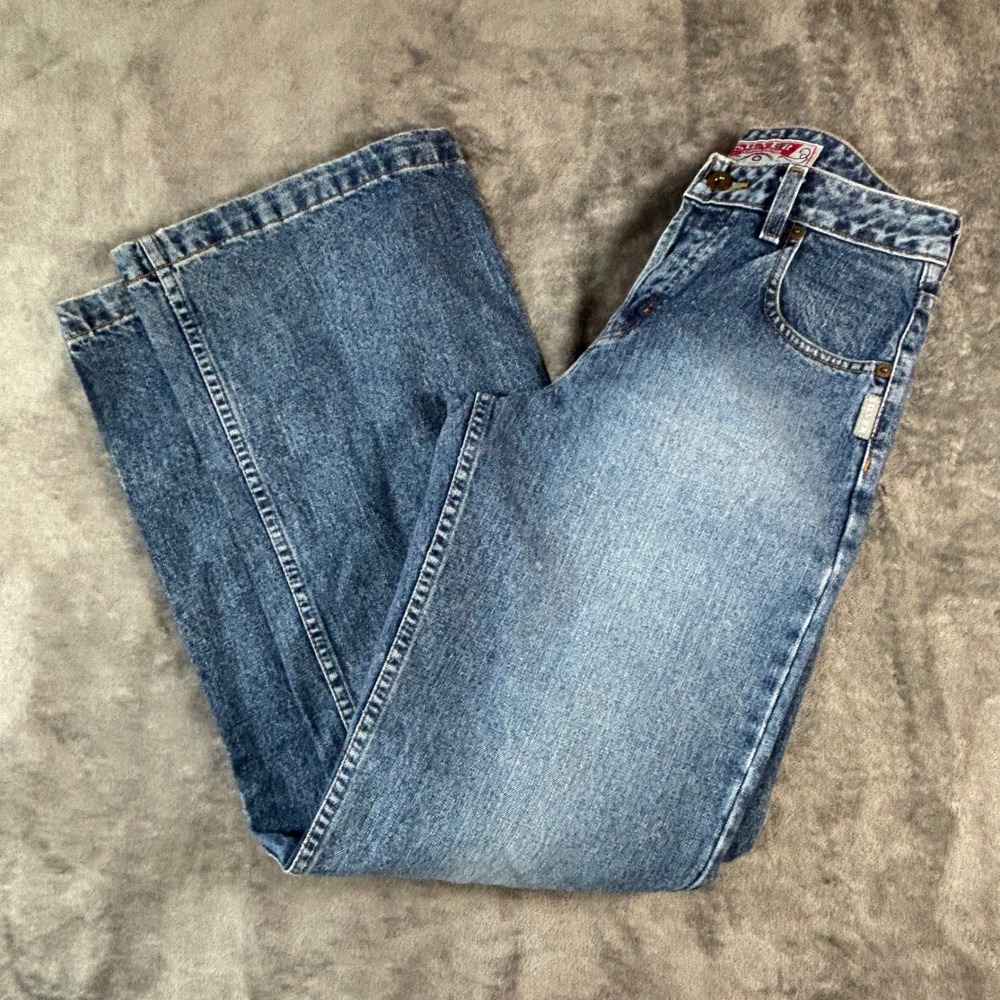 Silver Jeans Co Vintage Wide Leg Denim Blue Wash Made in Canada Women 29x31